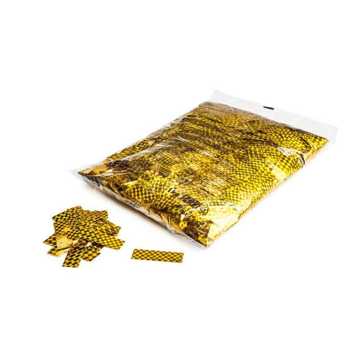 TCM FX - Laser Konfetti Téglalapok 55x17mm - Gold - 1 kg